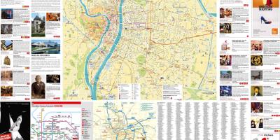 Mapa Lyon turističke 