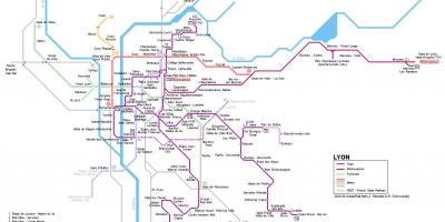 Mapa rone express Lyon